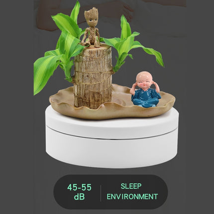 12cm 360 Degree Rotating Turntable Mirror Electric Display Stand Video Shooting Props Turntable, Load: 3kg (Gold)-garmade.com