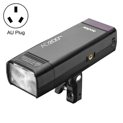 Godox AD200 Pro Pocket Flash Light TTL HSS 2.4G Wireless X System Outdoor Flash Speedlight(AU Plug)-garmade.com
