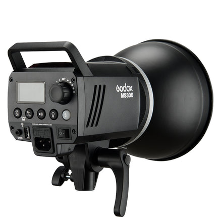 Godox MS300 Studio Flash Light 300Ws Bowens Mount Studio Speedlight(US Plug)-garmade.com