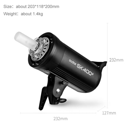 Godox SK400II Studio Flash Light 150Ws Bowens Mount Studio Speedlight(AU Plug)-garmade.com