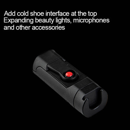 Fotopro SY-360 Desktop Vlogging Tripod Mount with 360 Degree Rotation Phone Clamp for Small Digital Cameras & Smartphones (Black)-garmade.com