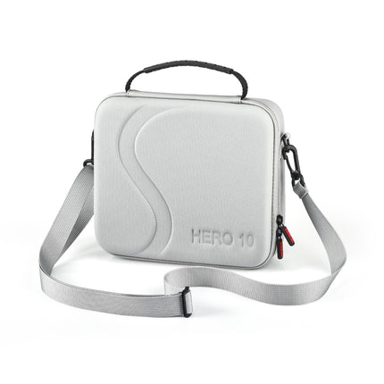 STARTRC Portable Shockproof Waterproof PU Case for GoPro HERO10 Black / HERO9 Black (Grey)-garmade.com