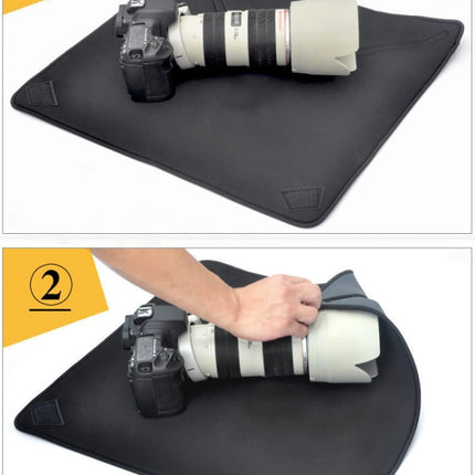 Shockproof Neoprene Bag Magic Wrap Blanket for Canon / Nikon / Sony Camera Lens, Size: 25 x 25cm-garmade.com