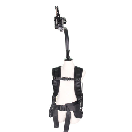 YELANGU B100 Stabilizer Vest Camera Support System with Damping Head for DSLR & DV Cameras, Load: 8-18kg (Black)-garmade.com