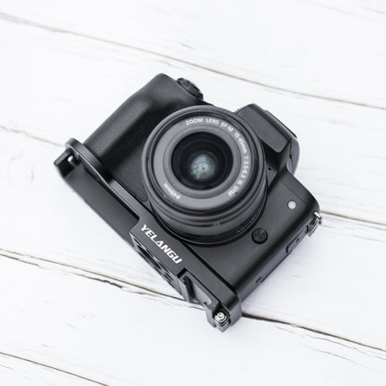 YELANGU CL13 Camera Expansion Board Base L Plate for Canon EOS M50 (Black)-garmade.com