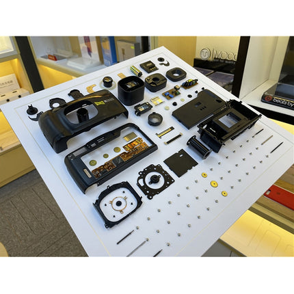 Non-Working Display 3D Mechanical Film Camera Rectangle Photo Frame Mounting Disassemble Specimen Frame, Model: Style 8, Random Camera Model Delivery-garmade.com