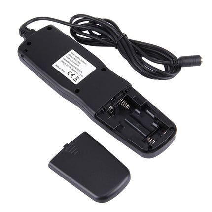 RST-7002 LCD Screen Time Lapse Intervalometer Shutter Release Digital Timer Remote Controller with C8 Cable for CANON 1D/1DS/50D/40D/30D/20D/10D/5D/7D Camera(Black)-garmade.com