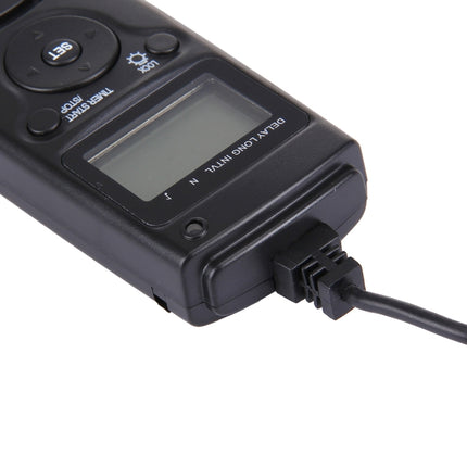 RST-7002 LCD Screen Time Lapse Intervalometer Shutter Release Digital Timer Remote Controller with C8 Cable for CANON 1D/1DS/50D/40D/30D/20D/10D/5D/7D Camera(Black)-garmade.com