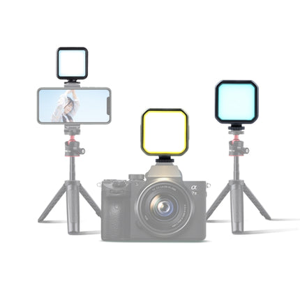 MJ88 Pocket 3000-7000K+RGB Full Color Beauty Fill Light Handheld Camera Photography Streamer LED Light with Remote Control(Black)-garmade.com