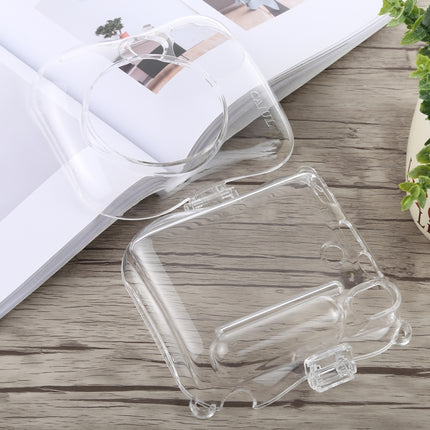 Protective Crystal Shell Case with Strap for FUJIFILM instax mini 25 (Transparent)-garmade.com