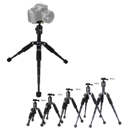 Fotopro M-5 MINI Adjustable 160mm-470mm 3kg Burden Aluminium Alloy Tripod Holder Stand Mount for Card Machine & DSLR & Lomo & Mirrorless Camera & Digital Camera-garmade.com