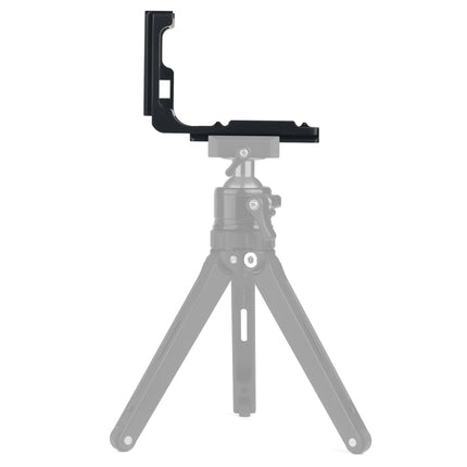 Vertical Shoot Quick Release L Plate Bracket Base Holder for Canon 5D Mark III(Black)-garmade.com