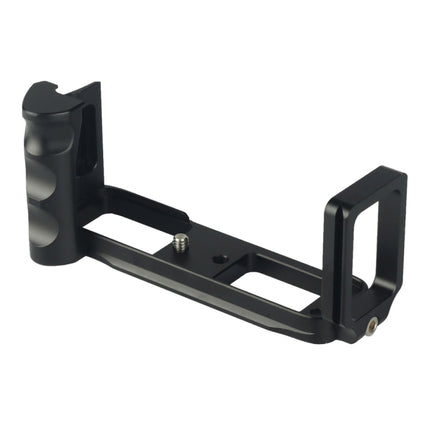 Vertical Shoot Quick Release L Plate Bracket Base Holder for FUJI X-E1 (Black)-garmade.com