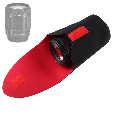 SLR Camera Lens Package Thickening Shockproof Neoprene Lens Storage Bag Sticky Deduction, Diameter: 80mm, Height: 130mm-garmade.com