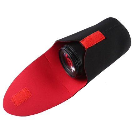 SLR Camera Lens Package Thickening Shockproof Neoprene Lens Storage Bag Sticky Deduction, Diameter: 80mm, Height: 130mm-garmade.com
