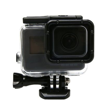 For GoPro NEW HERO /HERO6 /5 Touch Screen 45m Waterproof Housing Protective Case with Buckle Basic Mount & Screw, No Need to Remove Lens-garmade.com