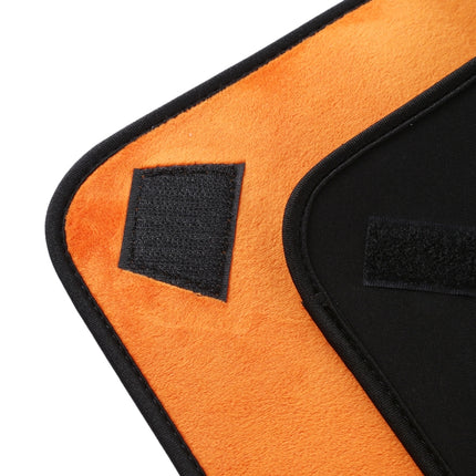 Hundred-folding Cloth Photography Camera SLR Liner Lens Bag Thickening Wrapped Cloth Plus Velvet, Size: 55x55cm (Orange)-garmade.com
