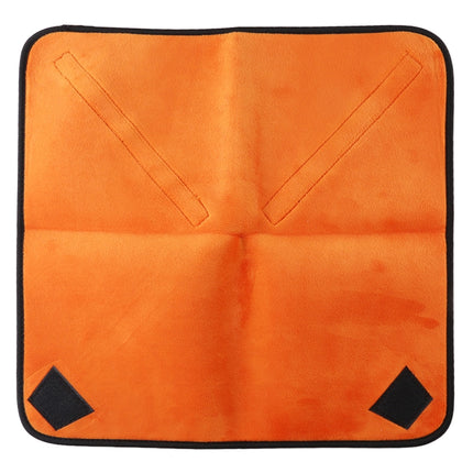 Hundred-folding Cloth Photography Camera SLR Liner Lens Bag Thickening Wrapped Cloth Plus Velvet, Size: 50x50cm (Orange)-garmade.com