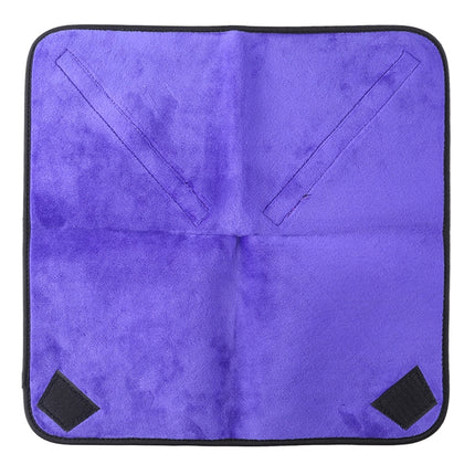 Hundred-folding Cloth Photography Camera SLR Liner Lens Bag Thickening Wrapped Cloth Plus Velvet, Size: 50x50cm (Purple)-garmade.com