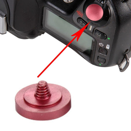 Universal Metal Camera Shutter Release Button, Diameter: 11mm, Thickness: 2mm(Red)-garmade.com