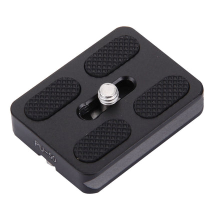 Fittest PU-50 Universal Aluminium Alloy Quick Release Plate with Rubber Cushion-garmade.com