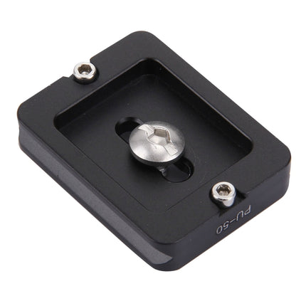 Fittest PU-50 Universal Aluminium Alloy Quick Release Plate with Rubber Cushion-garmade.com