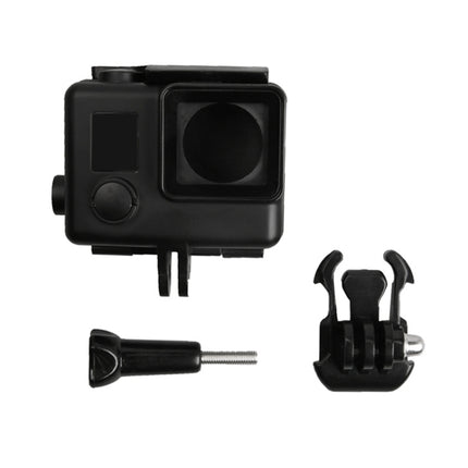 For GoPro HERO4 ABS Skeleton Housing Protective Case Cover with Buckle Basic Mount & Lead Screw-garmade.com