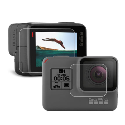 For GoPro HERO7 Black /7 White / 7 Silver /6 /5 Camera Lens Protective Film + LCD Display Screen Protector-garmade.com