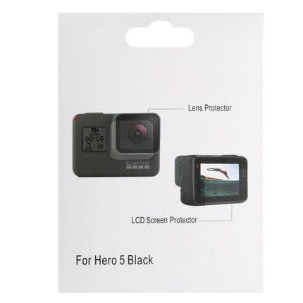 For GoPro HERO7 Black /7 White / 7 Silver /6 /5 Camera Lens Protective Film + LCD Display Screen Protector-garmade.com