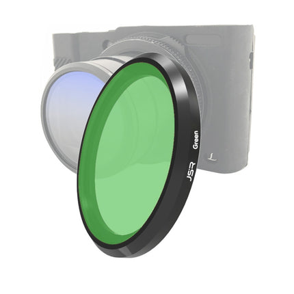 JSR Colored Lens Filter for Panasonic LUMIX LX10(Green)-garmade.com