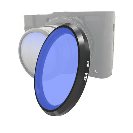 JSR Colored Lens Filter for Panasonic LUMIX LX10(Blue)-garmade.com