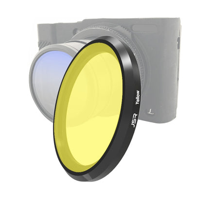 JSR Colored Lens Filter for Panasonic LUMIX LX10(Yellow)-garmade.com