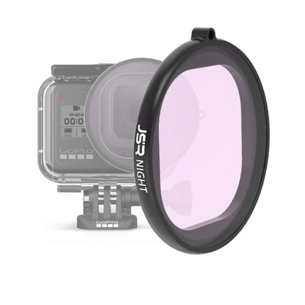 JSR Round Housing NIGHT Lens Filter for GoPro HERO8 Black-garmade.com