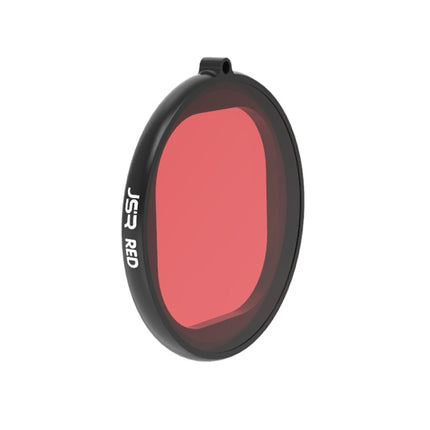 JSR Round Housing Diving Color Lens Filter for GoPro HERO8 Black(Red)-garmade.com