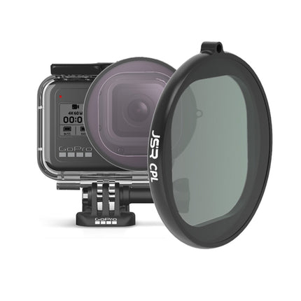 JSR Round Housing CPL Lens Filter for GoPro HERO8 Black-garmade.com