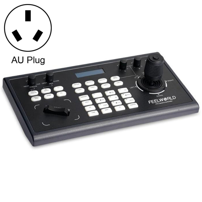 FEELWORLD KBC10 PTZ Camera Controller with Joystick and Keyboard Control ,Support PoE(AU Plug)-garmade.com