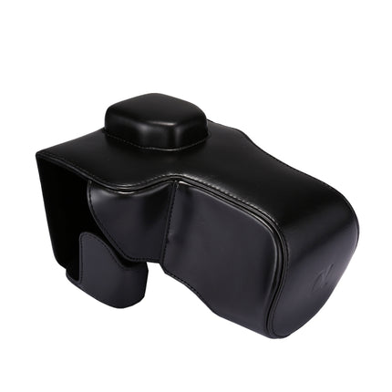 Full Body Camera PU Leather Case Bag with Strap for Sony A7 II / A7R II / A7S II(Black)-garmade.com