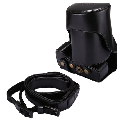 Full Body Camera PU Leather Case Bag with Strap for Sony A7 II / A7R II / A7S II(Black)-garmade.com