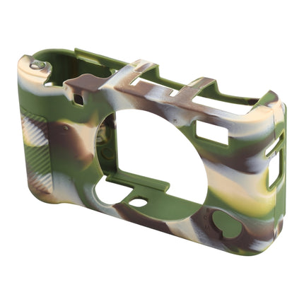 Soft Silicone Protective Case for FUJIFILM X-A5(Camouflage)-garmade.com