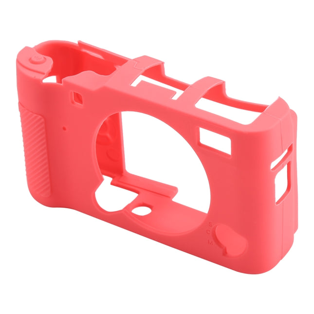 Soft Silicone Protective Case for FUJIFILM X-A5(Magenta)-garmade.com