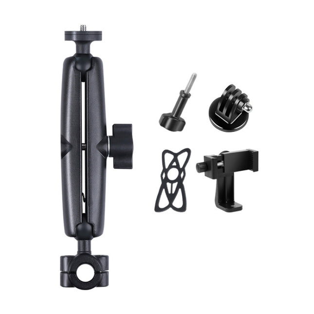 25mm Ballhead Car Front Seat Handlebar Fixed Mount Holder with Tripod Adapter & Screw & Phone Clamp & Anti-lost Silicone Case for GoPro HERO10 Black / HERO9 Black / HERO8 Black /HERO7 /6 /5, DJI Osmo Action, Insta360 One R and Other Action Cameras-garmade.com