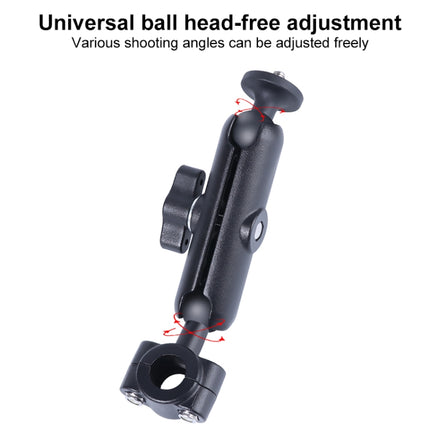 25mm Ballhead Car Front Seat Handlebar Fixed Mount Holder with Tripod Adapter & Screw & Phone Clamp & Anti-lost Silicone Case for GoPro HERO10 Black / HERO9 Black / HERO8 Black /HERO7 /6 /5, DJI Osmo Action, Insta360 One R and Other Action Cameras-garmade.com