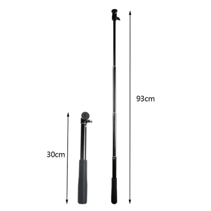 30-93cm Grip Foldable Tripod Holder Multi-functional Selfie Stick Monopod for GoPro HERO9 Black / HERO8 Black / HERO7 /6 /5 /5 Session /4 Session /4 /3+ /3 /2 /1, Insta360 ONE R, DJI Osmo Action and Other Action Cameras, Phones-garmade.com