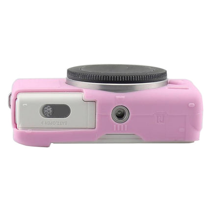Soft Silicone Protective Case for Canon M100 (Pink)-garmade.com
