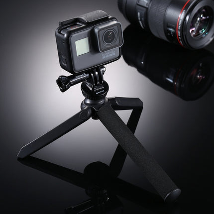 2 in 1 Handheld Tripod Self-portrait Monopod Selfie Stick for Smartphones, Digital Cameras, GoPro Sports Cameras-garmade.com