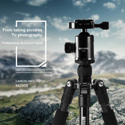 TRIOPO M2508 Multifunction Adjustable 4-Section Portable Aluminum Alloy Tripod Monopod with D-2A Ball Head for SLR Camera-garmade.com