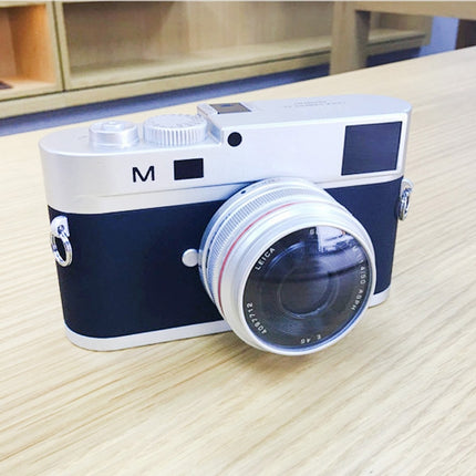 For Leica M Non-Working Fake Dummy DSLR Camera Model Photo Studio Props, Short Lens(Silver)-garmade.com