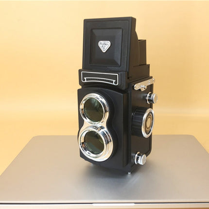Non-Working Fake Dummy Handheld Retro DSLR Camera Model Photo Studio Props (Black)-garmade.com
