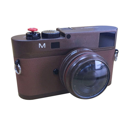 For Leica M Non-Working Fake Dummy DSLR Camera Model Photo Studio Props (Dark Coffee)-garmade.com