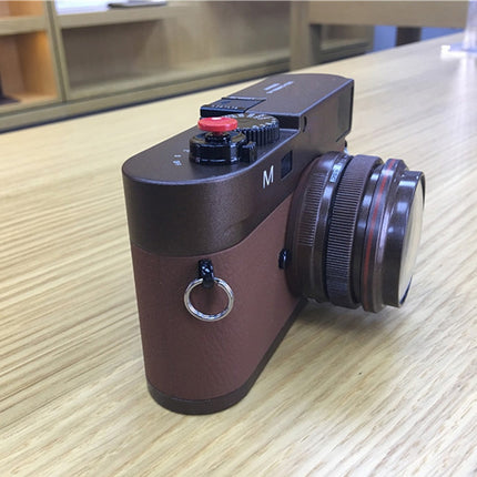 For Leica M Non-Working Fake Dummy DSLR Camera Model Photo Studio Props (Dark Coffee)-garmade.com